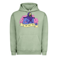 Pigment Oil Green Vintage Skeletor ı am not nice Urban Hoodie - artisFamous