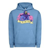 Pigment Pebble Blue Vintage Skeletor ı am not nice Urban Hoodie - artisFamous