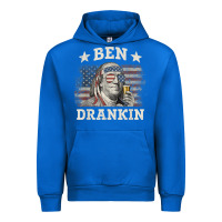 Cobalt Ben Drankin 4th of July Patriotic Funny T-Shirt Urban Hoodie - artisFamous