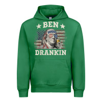 Emerald Ben Drankin 4th of July Patriotic Funny T-Shirt Urban Hoodie - artisFamous