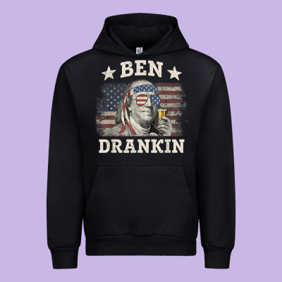 Ben Drankin 4th Of July Patriotic Funny T-shirt Urban Hoodie Designed By Artisfamous