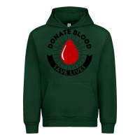 Forest Green donate blood save lives blood donor Urban Hoodie - artisFamous