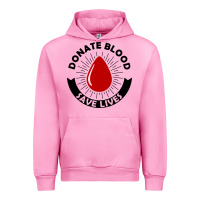 Fuchsia Pink donate blood save lives blood donor Urban Hoodie - artisFamous