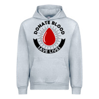 Heather Grey donate blood save lives blood donor Urban Hoodie - artisFamous