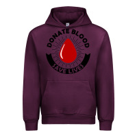 Mauve Wine donate blood save lives blood donor Urban Hoodie - artisFamous