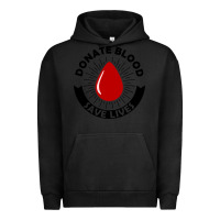 Pigment Black donate blood save lives blood donor Urban Hoodie - artisFamous