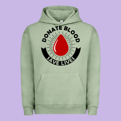 Donate Blood Save Lives Blood Donor Urban Hoodie Designed By Artisfamous