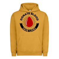 Pigment Peanut Butter donate blood save lives blood donor Urban Hoodie - artisFamous