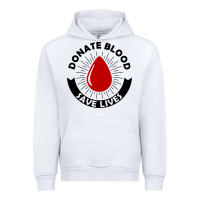 White donate blood save lives blood donor Urban Hoodie - artisFamous