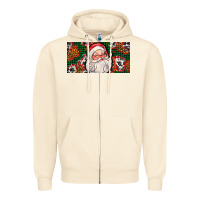 Sandshell christmas with santa Zipper Hoodie - AdoDesignShop