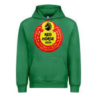 Emerald red horse Urban Hoodie - artisFamous