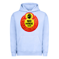 Pigment Grape Ice red horse Urban Hoodie - artisFamous