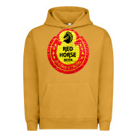 Pigment Peanut Butter red horse Urban Hoodie - artisFamous