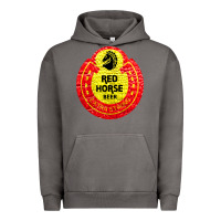 Pigment Tornado red horse Urban Hoodie - artisFamous
