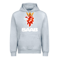 Heather Grey saab Urban Hoodie - artisFamous