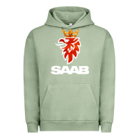 Pigment Oil Green saab Urban Hoodie - artisFamous