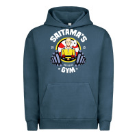 Pigment Midnight Navy anime gym Urban Hoodie - artisFamous