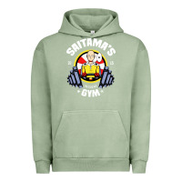 Pigment Oil Green anime gym Urban Hoodie - artisFamous