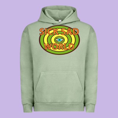 Sick Sad World Urban Hoodie Designed By Artisfamous