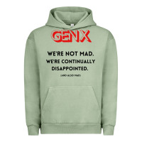 Pigment Oil Green genx were not mad Urban Hoodie - artisFamous