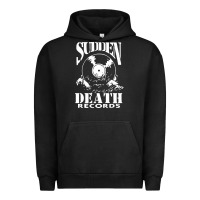 Pigment Black sudden death records Urban Hoodie - artisFamous