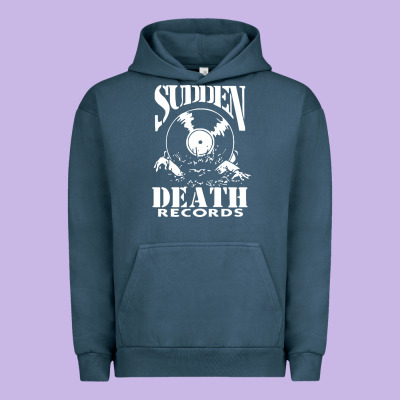 Sudden Death Records Urban Hoodie Designed By Artisfamous