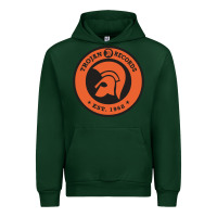 Forest Green trojann records est 1968 Urban Hoodie - artisFamous