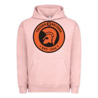 Pigment Salmon trojann records est 1968 Urban Hoodie - artisFamous