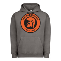 Pigment Tornado trojann records est 1968 Urban Hoodie - artisFamous