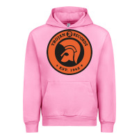 Fuchsia Pink trojann records est 1968 Urban Hoodie - artisFamous
