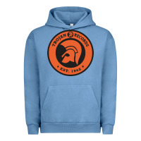 Pigment Pebble Blue trojann records est 1968 Urban Hoodie - artisFamous