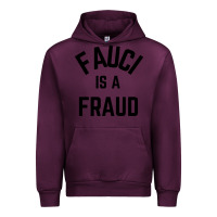 Mauve Wine fauci is a fraud Urban Hoodie - artisFamous