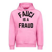 Fuchsia Pink fauci is a fraud Urban Hoodie - artisFamous