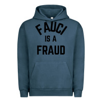 Pigment Midnight Navy fauci is a fraud Urban Hoodie - artisFamous
