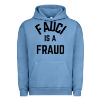 Pigment Pebble Blue fauci is a fraud Urban Hoodie - artisFamous