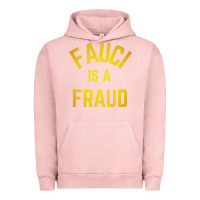Pigment Salmon fauci is a fraud Urban Hoodie - artisFamous