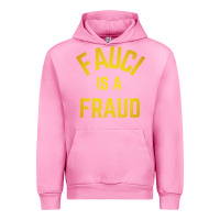 Fuchsia Pink fauci is a fraud Urban Hoodie - artisFamous