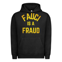 Pigment Black fauci is a fraud Urban Hoodie - artisFamous