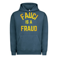 Pigment Midnight Navy fauci is a fraud Urban Hoodie - artisFamous