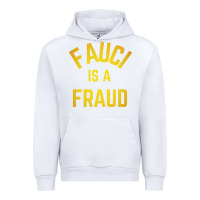 White fauci is a fraud Urban Hoodie - artisFamous
