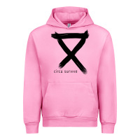 Fuchsia Pink circa survive Urban Hoodie - artisFamous