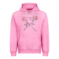 Fuchsia Pink circa survive Urban Hoodie - artisFamous