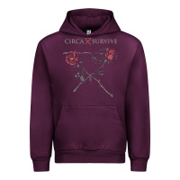 Mauve Wine circa survive Urban Hoodie - artisFamous