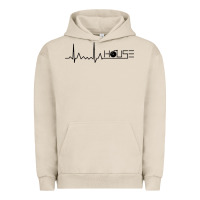 Pigment French Oak house music heartbeat Urban Hoodie - artisFamous