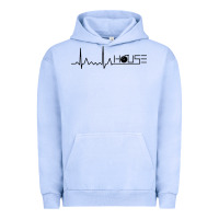 Pigment Grape Ice house music heartbeat Urban Hoodie - artisFamous