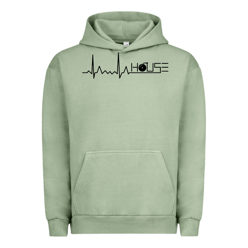 House Music Heartbeat Urban Hoodie by artisFamous | Teevron