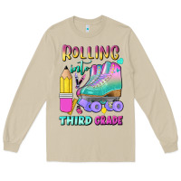 Mushroom rolling into third grade Long Sleeve Tee - BundleAndBundleShop