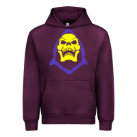 Mauve Wine skeletor retro Urban Hoodie - artisFamous