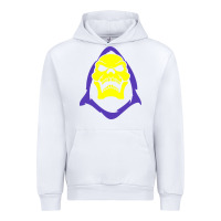 White skeletor retro Urban Hoodie - artisFamous