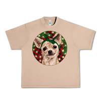 Burro Christmas Chihuahua With Buffalo Plaid Urban Heavy Tee - RanaPortraitStore
